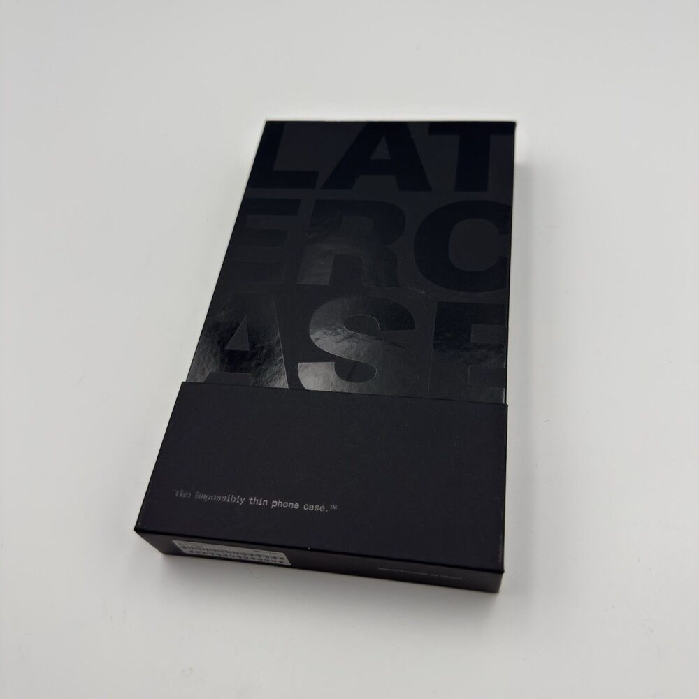 Latercase iPhone 15 Pro Max Midnight Phone Case Impossibly Thin New